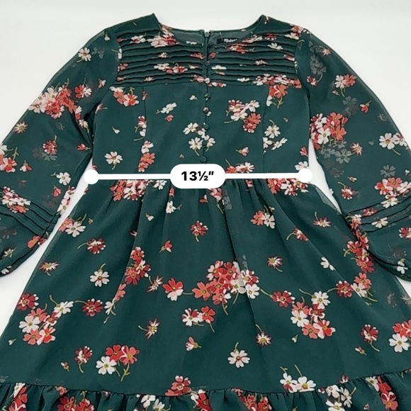 Madewell Green Floral Dress - Picture 6 of 10